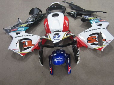 Weiß Blau 27 Honda CBR 600 RR 2005-2006 Verkleidungen