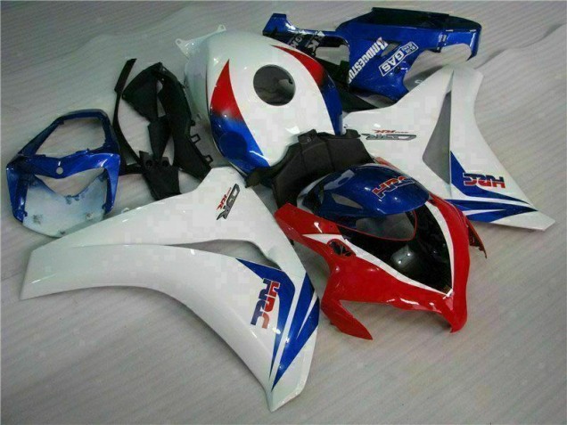 Weiß Blau Honda CBR 1000 RR 2008-2011 Verkleidungen Komplett Sets
