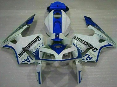 Weiß Blau Honda CBR 600 RR 2005-2006 Vollverkleidung