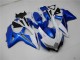 Weiß Blau Suzuki GSXR 600 / 750 K8 2008-2010 Verkleidung