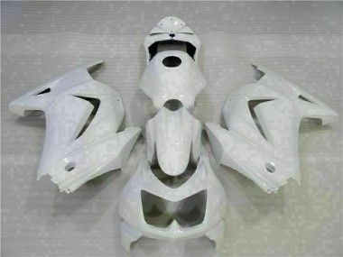 Weiß Kawasaki EX250 2008-2012 Verkleidungen