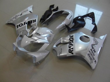 Weiß Repsol Honda CBR 600 F4i 2004-2007 Verkleidungen