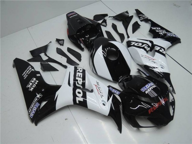 Weiß Repsol Schwarz Honda CBR 1000 RR 2004-2005 Verkleidungen