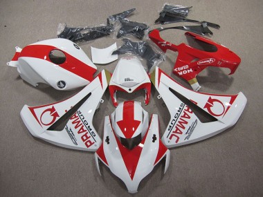 Weiß Rot PRAMAC Honda CBR 1000 RR 2008-2011 Verkleidungen