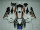 Weiß Rot Schwarz Lee Honda CBR 600 RR 2005-2006 Verkleidungen