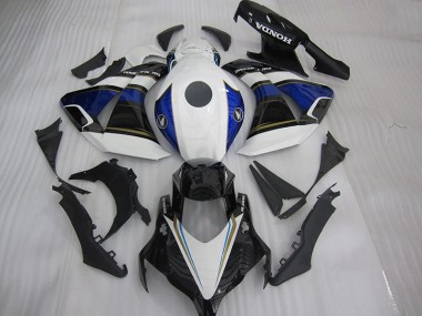 Weiß Schwarz Blau Honda CBR 1000 RR 2008-2011 Verkleidungen