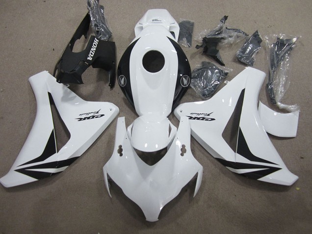 Weiß Schwarz Fireblade Honda CBR 1000 RR 2008-2011 Verkleidungen