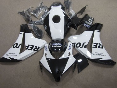 Weiß Schwarz Repsol Honda CBR 1000 RR 2008-2011 Verkleidungen