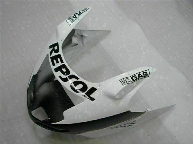 Weiß Schwarz Repsol Honda CBR 1100 XX 1996-2007 Verkleidungen