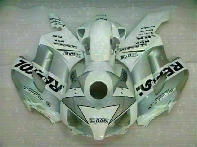 Weiß Silber Repsol Honda CBR 1000 RR 2004-2005 Verkleidungen