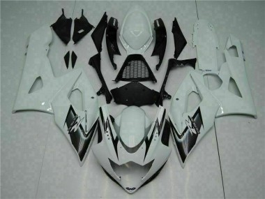 Weiß Suzuki GSXR 1000 K5 2005-2006 Verkleidungen